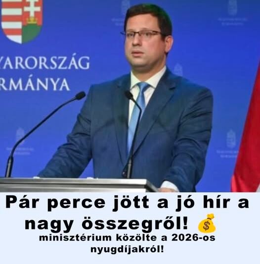 💰 A minisztérium közölte a 2026-os nyugdíjakról!