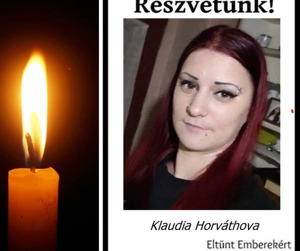 Holtan találtak rá az eltűnt Klaudia..egyre több fiatal megy el nagyon korán