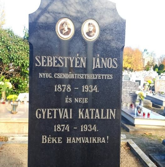 A minap egy temetőben járva, erre bukkantam.