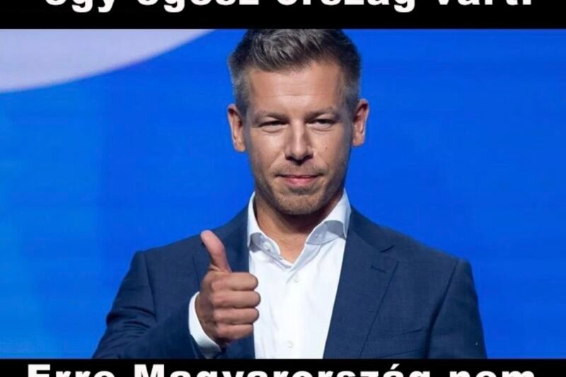 Döbbenetes bejelentést tett Magyar Péter