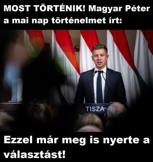Magyar Péter ma meghúzta a váratlant és bejelentette