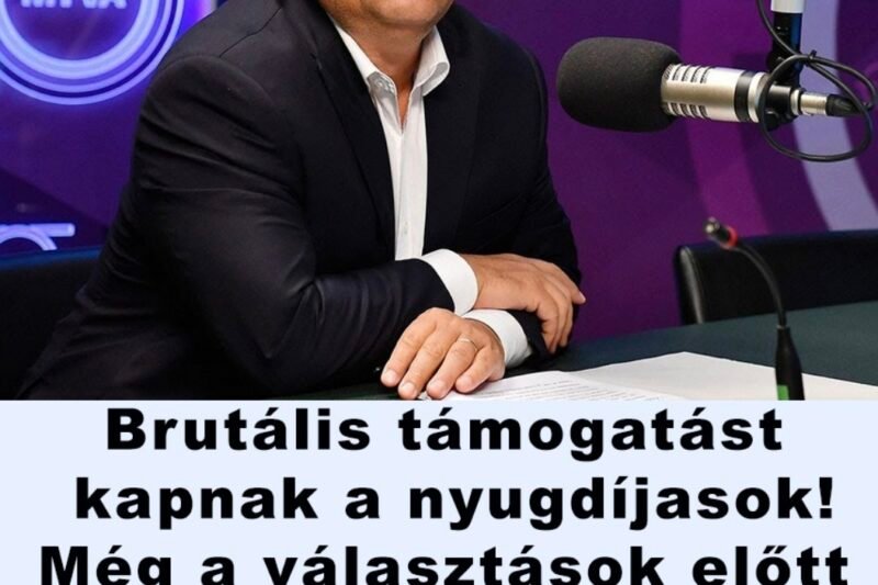 Hivatalos! Brutális támogatást kapnak a nyugdíjasok! – Mutatjuk az összegeket: 👇Részletek lent a hozzászólásoknál!