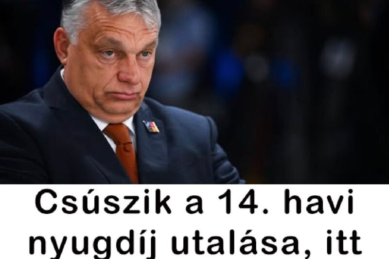 Derült égből jött a hír! Rossz hír a nyugdíjasoknak: csúszik a 14. havi nyugdíj utalása, ITT van az új dátum: 👇 A cikk a hozzászólásoknál olvasható!