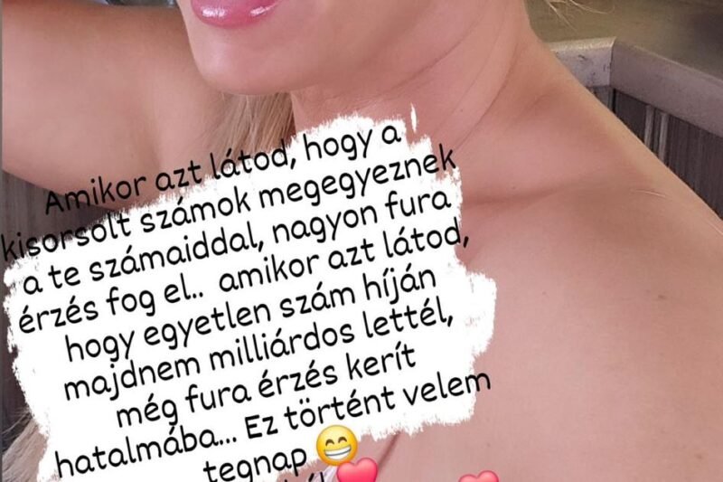 5 találatos szelvénye lett Molnár Anikónak a lottón.. Gratulálunk