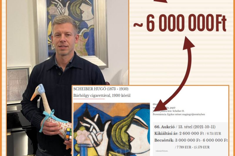 6 milliós festmény lóg Magyar Péter lakásában?