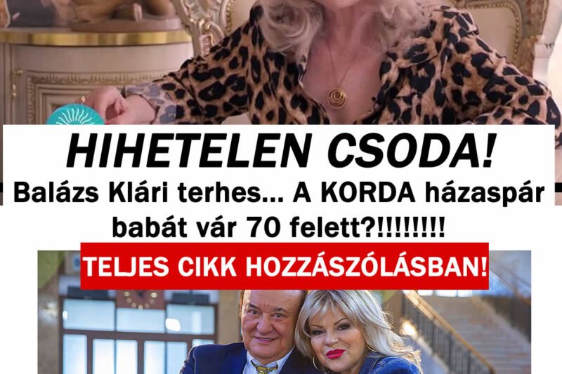 Balázs Klári őszintén vallott
