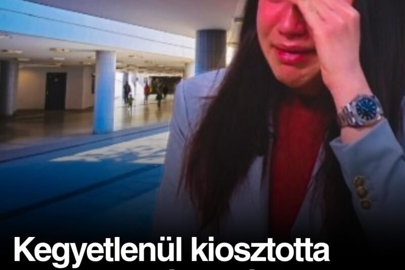 Kegyetlenül kiosztotta egy nyugdíjas néni a nagyképűsködő Gáspár Evelint!