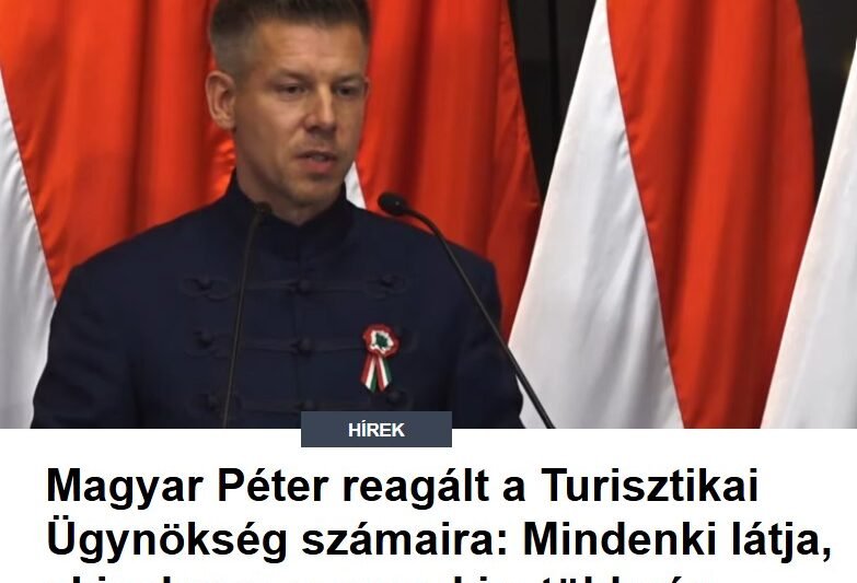 Magyar Péter reagált a Turisztikai Ügynökség számaira: Mindenki látja, akinek van szeme, ki a többség