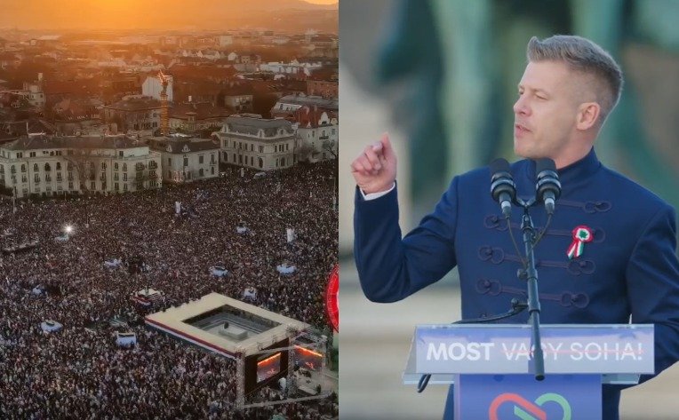 A Hősök terén megőrült a tömeg, miután Magyar EZT bejelentette – Történelmi pillanatok