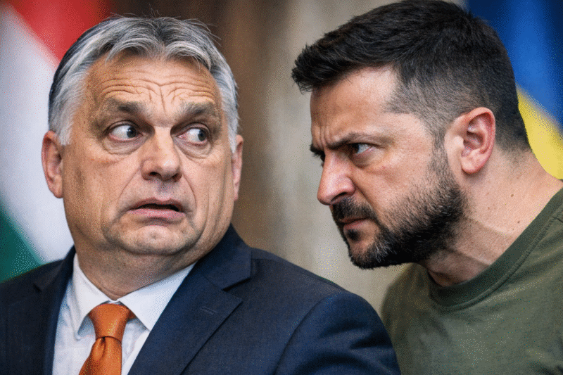Erős, fenyegető üzenetet küldött Zelenszkij Orbánnak