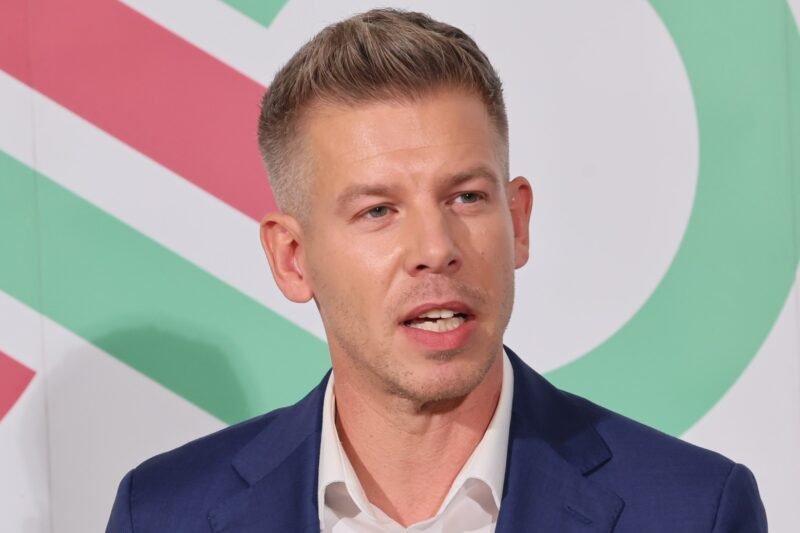 Magyar Péter bejelentést tesz.