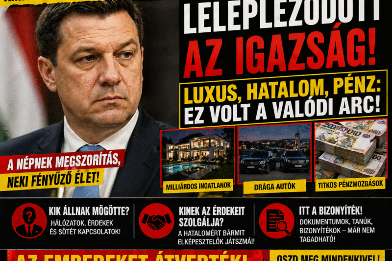 LELEPLEZŐDÖTT AZ IGAZSÁG! – Luxus, hatalom és titkok a felszín alatt