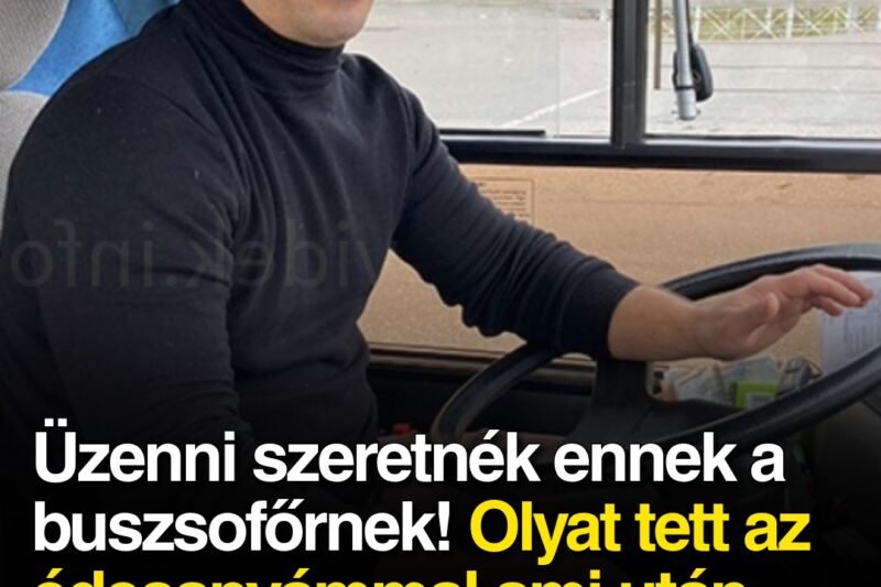 Üzenni szeretnék ennek a buszsofőrnek! Olyat tett az édesanyámmal ami után nem jutok szóhoz! Remélem eljut hozzá!