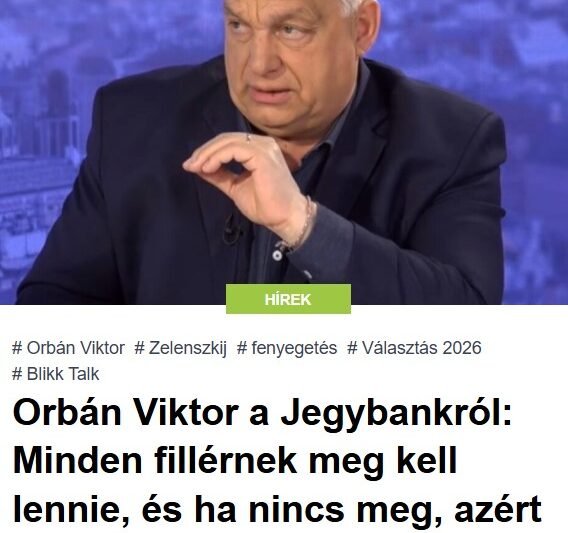 Orbán Viktor a jegybankról: Minden fillérnek meg kell lennie, és ha nincs meg, azért valakinek felelősséget kell viselnie