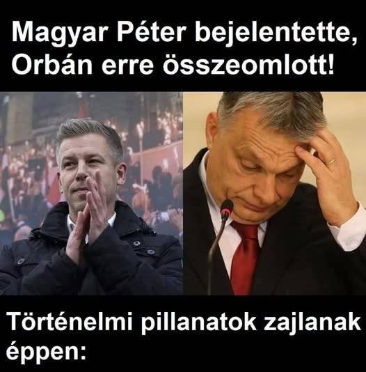 RENDKÍVÜLI!!! Magyar Péter bejelentette, Orbán erre összeomlott – Történelmi pillanatok zajlanak éppen:
