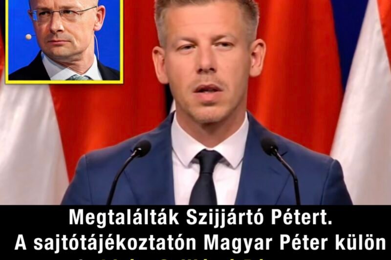 Megtalálták Szijjártó Pétert. A sajtótájékoztatón Magyar Péter külön is kitért Szijjártó Péterre :„Beindultak az iratdarálók.