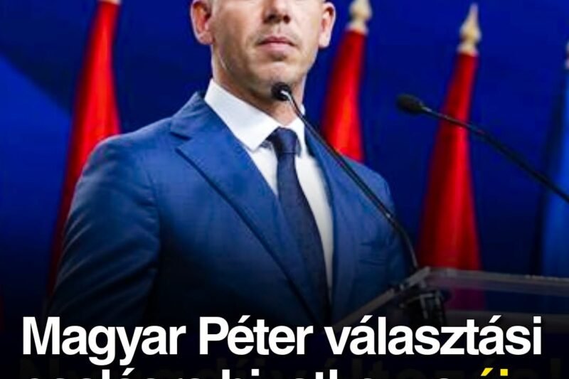 Magyar Péter választási csalásra hivatkozva új szavazást követel