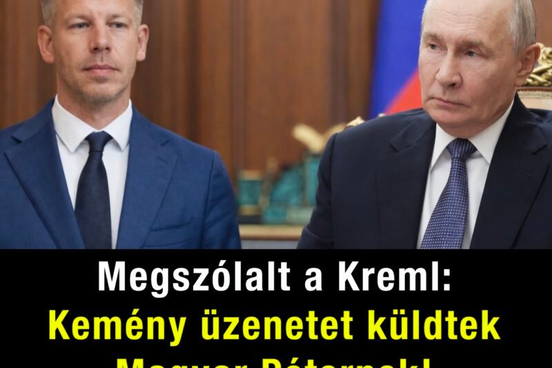 Megszólalt a Kreml: Kemény üzenetet küldtek Magyar Péternek! 👇𝐂𝐢𝐤𝐤 𝐚 𝐡𝐨𝐳𝐳𝐚́𝐬𝐳𝐨́𝐥𝐚́𝐬𝐨𝐤𝐧𝐚́𝐥!