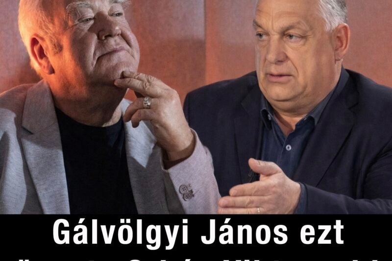 Gálvölgyi János hatalmas pofont adott Orbán Viktornak!Olyat szólt be Orbán Viktornak , hogy a fal adta a másikat, ez az eddigi legkeményebb kritika !