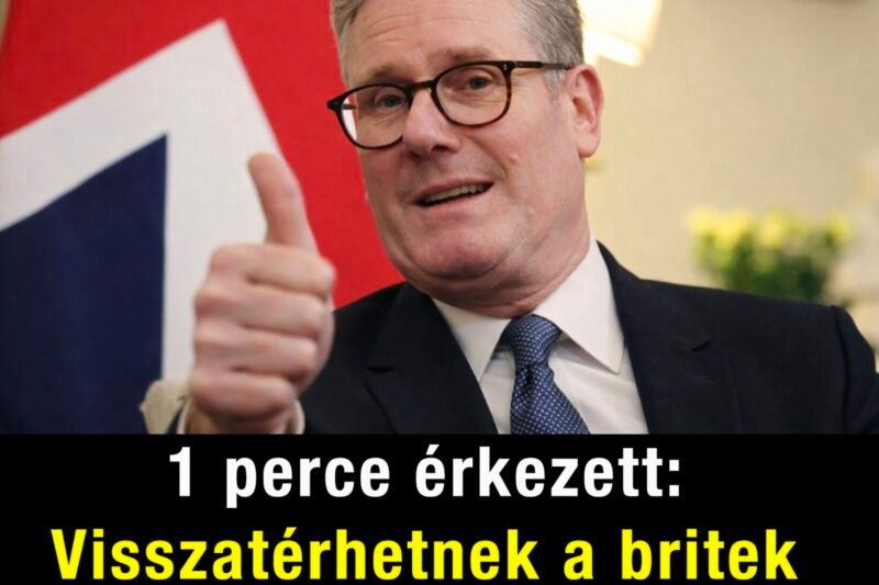 1 perce érkezett: Visszatérhetnek a britek az Európai Unióhoz!