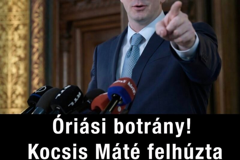 ÁLL A BÁL! Kocsis Máté felhúzta magát, megnevezte a Fidesz árulóit