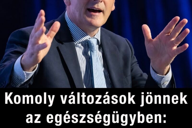 Komoly változások jönnek az egészségügyben: Hegedűs Zsolt bejelentette az első lépést