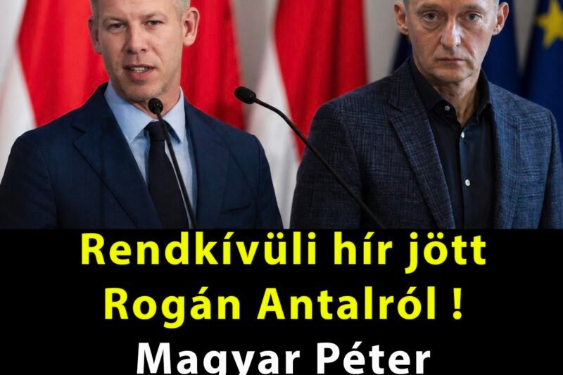 Rendkívüli hír jött Rogán Antalról !Magyar Péter jelentette be