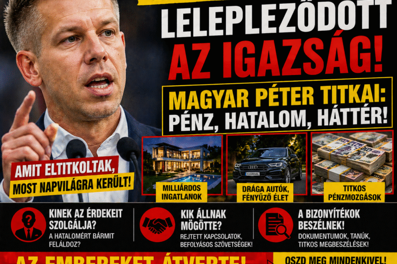 LELEPLEZŐDÖTT AZ IGAZSÁG! – Pénz, hatalom és rejtett kapcsolatok árnyékában