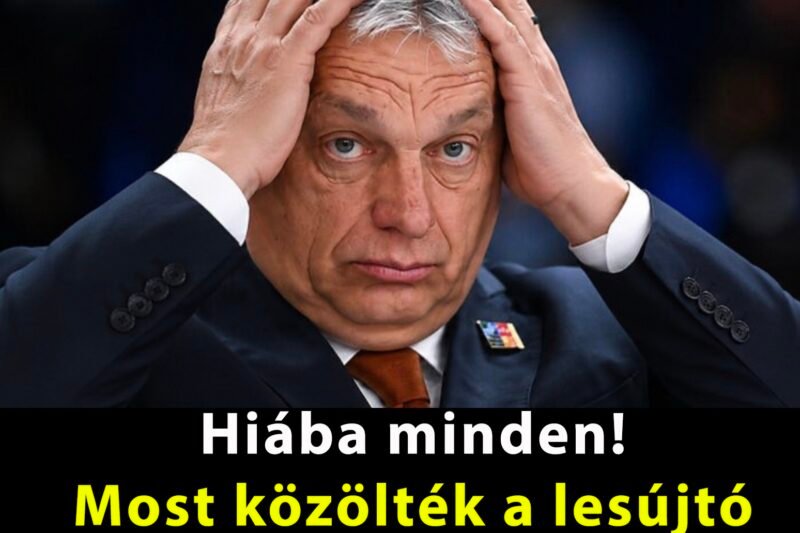 Hiába minden! Most közölték a lesújtó diagnózist Orbán Viktorról –