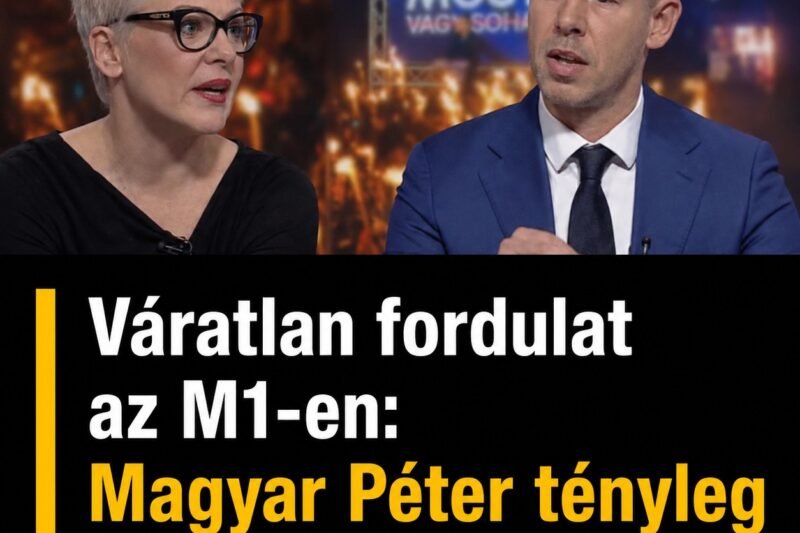 Váratlan fordulat az M1-en: Magyar Péter tényleg megteszi, hogy…
