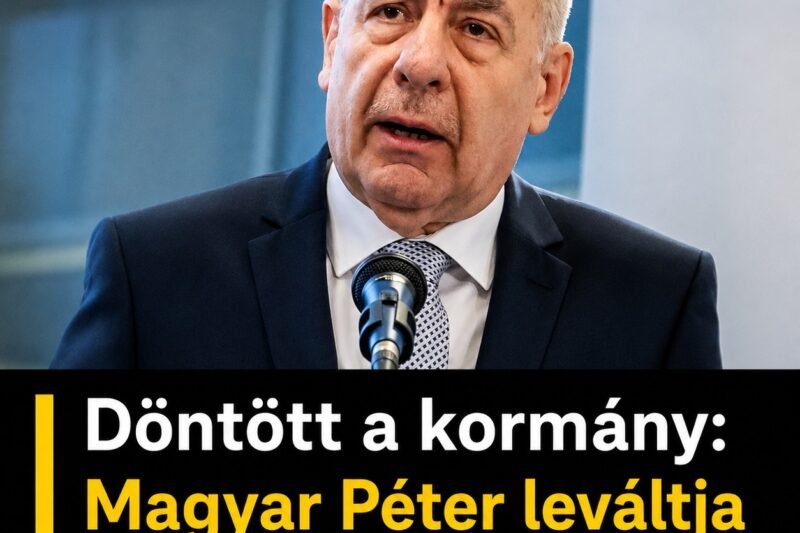 Döntött a kormány: Magyar Péter leváltja Sulyok Tamást