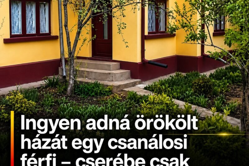 Ingyen adná örökölt házát egy csanálosi férfi – cserébe csak egyetlen dolgot kér