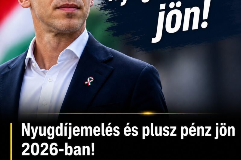 Nyugdíjemelés és plusz pénz jön 2026-ban! Itt a TISZA Párt és Magyar Péter friss bejelentése!