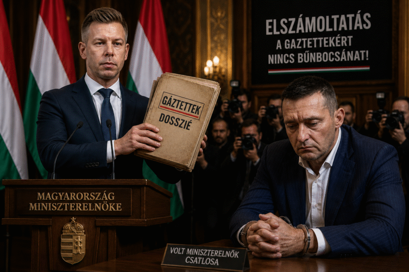 Magyar Péter szemtől szembe fenyegette meg Rogán Antalt