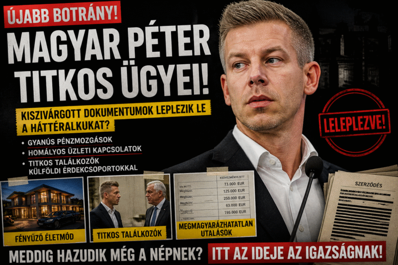 ÚJABB BOTRÁNY! TITKOS ÜGYEK A HÁTTÉRBEN?