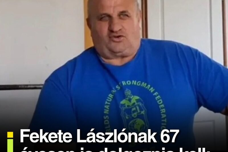 Fekete Lászlónak 67 évesen is dolgoznia kell: Egy heti kajámra elég a nyugdíjam