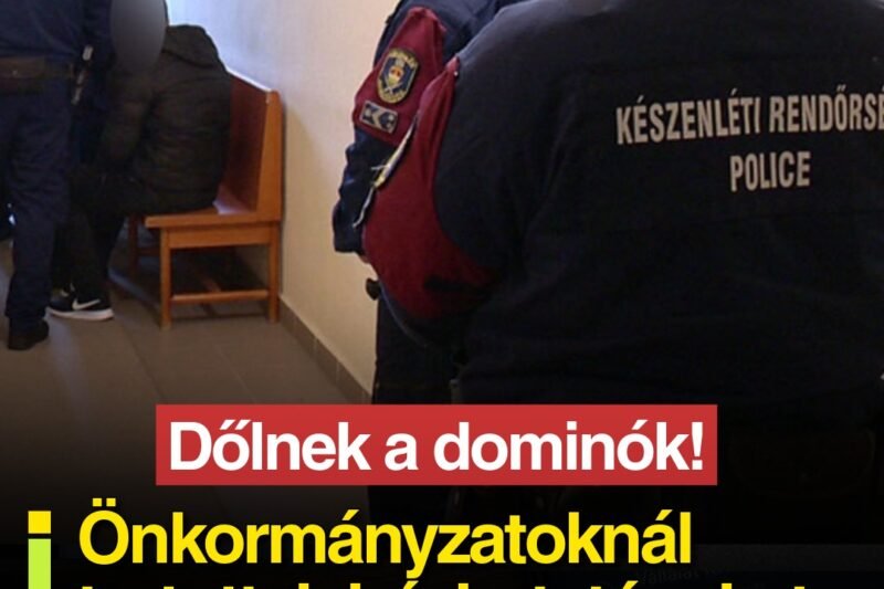 Dőlnek a dominók: önkormányzatoknál tartottak házkutatásokat a rendőrök, több embert őrizetbe vettek