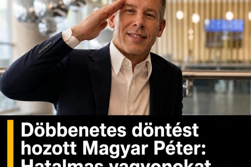 Döbbenetes döntést hozott Magyar Péter: Hatalmas vagyonokat vesz vissza a kormány!
