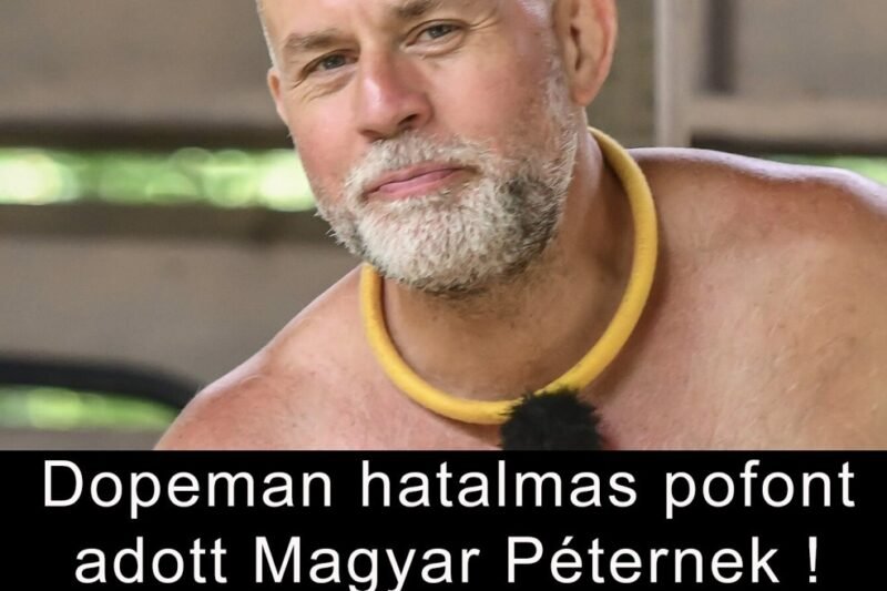 Dopeman hatalmas pofont adott Magyar Péternek !Dopeman olyat szólt be Magyar Péternek , hogy a fal adta a másikat, ez az eddigi legkeményebb kritika ! 👇 𝗖𝗶𝗸𝗸 𝗮 𝗵𝗼𝘇𝘇𝗮́𝘀𝘇𝗼́𝗹𝗮́𝘀𝗯𝗮𝗻