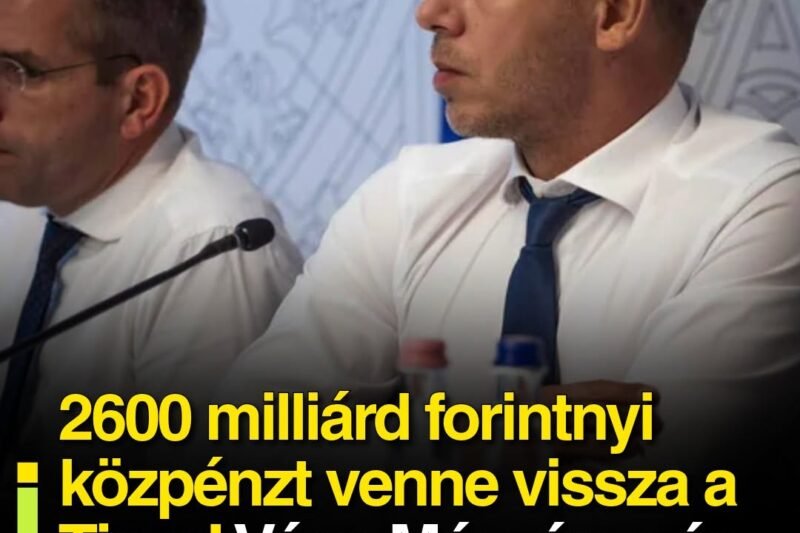 2600 milliárd forintnyi közpénznek venne vissza a Tisza! Vége Mészáros és Tiborcz rejtőzködésének?