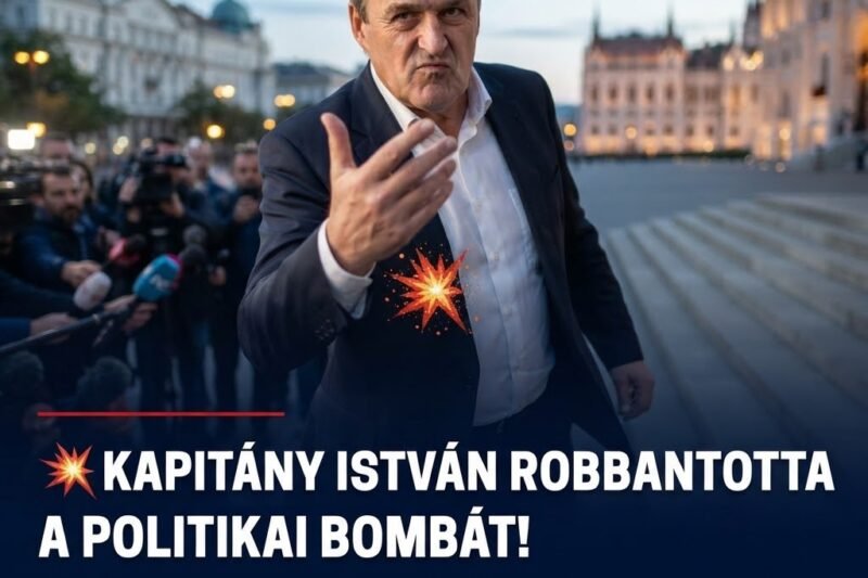 💥 Kapitány István robbantotta a politikai bombát: darabokra szedte a Fideszt!