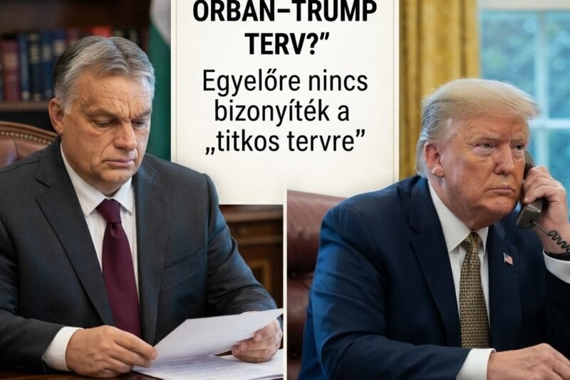 ÁLLÍTÓLAGOS ORBÁN–TRUMP TERV? Egyelőre nincs bizonyíték a „titkos tervre”