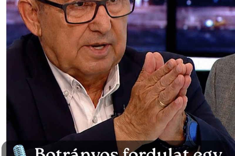 Botrányba fulladt Fásy Ádám interjúja – Rónai Egon elővette a papírt: „Ez a papír hogy került hozzád?”
