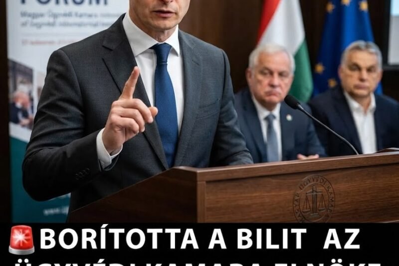 🚨 Borította a bilit az ügyvédi kamara elnöke: vezető politikusok is börtönbe kerülhetnek?