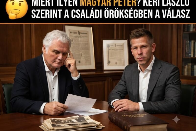 🧐 Miért ilyen Magyar Péter? Kéri László szerint a válasz a családi örökségben van