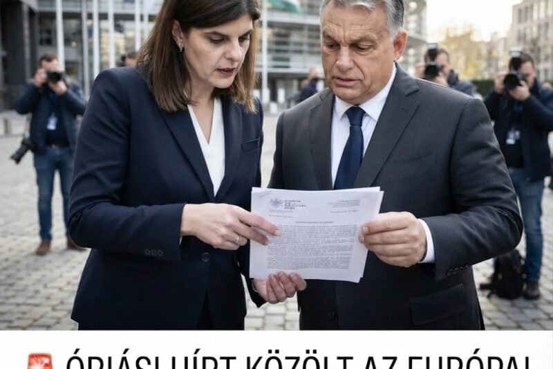 🚨 ÓRIÁSI HÍRT KÖZÖLT AZ EURÓPAI ÜGYÉSZSÉG ORBÁN VIKTORRÓL! MUTATJUK!