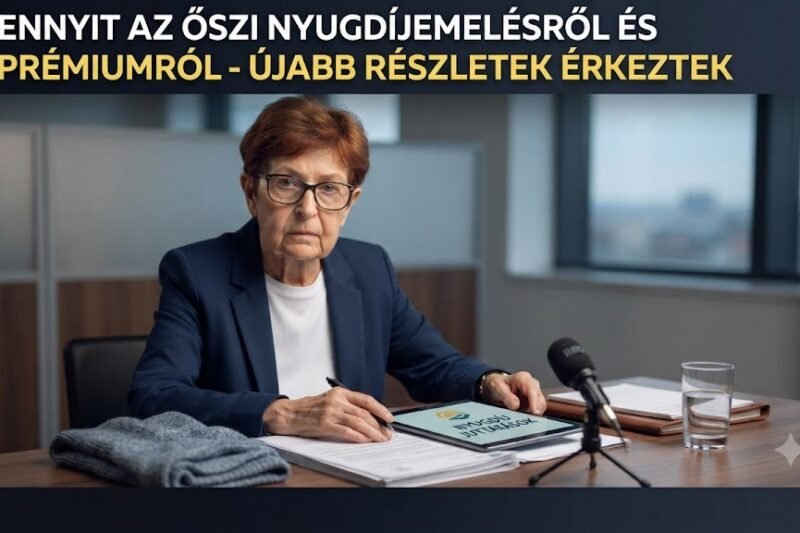 ⚠️ Ennyit az őszi nyugdíjemelésről és -prémiumról: szinte kizárt, hogy megkapják a magyar idősek
