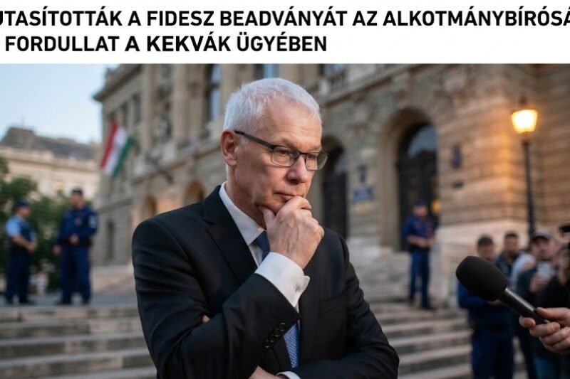 ⚖️ Hiába próbálkozott a Fidesz az Alkotmánybíróságnál: elutasították a kékvák ügyében