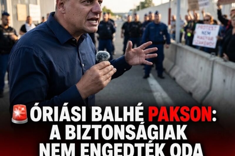 🚨 Óriási balhé Pakson: a biztonságiak nem engedték oda Magyar Péterhez a Mi Hazánk szakértőjét!