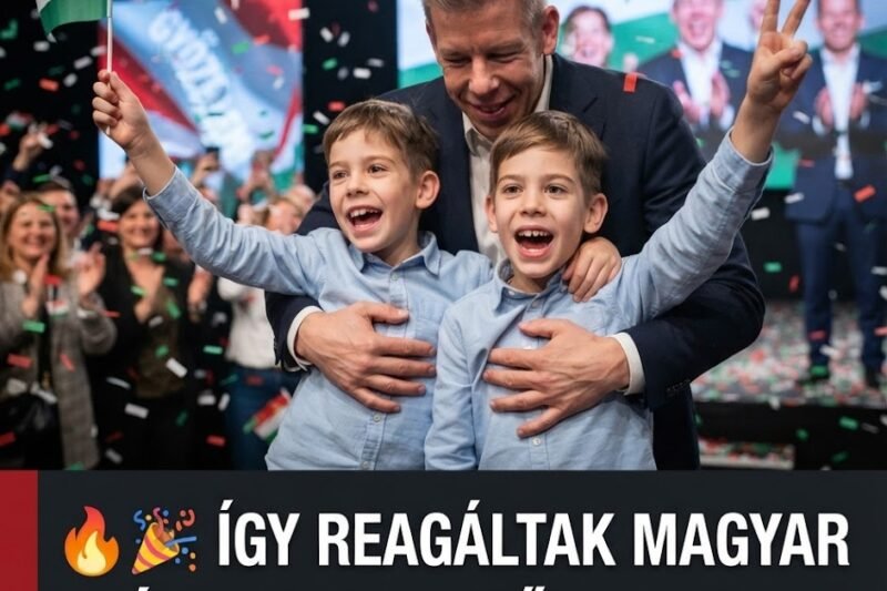 🎉 Így reagáltak Magyar Péter fiai a történelmi győzelemre – ezt kevesen várták
